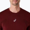 Футболка для бігу чоловіча ASICS Road Seamless dark red planet 5