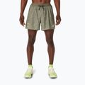 Шорти для бігу чоловічі ASICS Fujitrail All Over Print 5IN mantle green