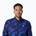Куртка для бігу чоловіча ASICS Road Lite-Show Packable performance black/dark cobalt 5