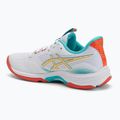 Кросівки волейбольні жіночі ASICS Netburner Ballistic FF 4 white/sea glass 3