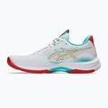 Кросівки волейбольні жіночі ASICS Netburner Ballistic FF 4 white/sea glass 2