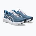 Жіночі бігові кросівки ASICS GT-1000 14 червоно-чорні з блиманням 3
