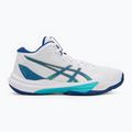 Кросівки волейбольні чоловічі ASICS Sky Elite FF MT 3 white/asics blue 2