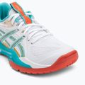 Кросівки волейбольні жіночі ASICS Powerbreak FF white/sea glass 7
