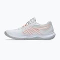 Жіночі волейбольні кросівки ASICS Gel-Tactic 13 білі/яскравий корал 2