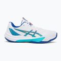 Кросівки волейбольні чоловічі ASICS Sky Elite FF 3 white/asics blue 2