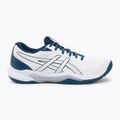 Кросівки волейбольні чоловічі ASICS Gel-Tactic 13 white/mako blue 2