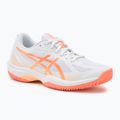 Кросівки волейбольні жіночі ASICS Court Hunter FF white/vivid coral