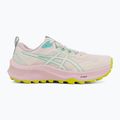 Кросівки для бігу жіночі ASICS Trabuco Terra 3 mineral beige/aurora green 2