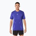 Чоловіча бігова лонгслівка ASICS Road Seamless LS cobalt burst/eggplant