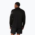 Чоловіча бігова лонгслівка Asics Icon LS 1/2 Zip performance black/cream 3