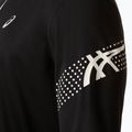 Чоловіча бігова лонгслівка Asics Icon LS 1/2 Zip performance black/cream 6