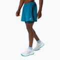 Шорти для бігу чоловічі ASICS Road 2N1 5IN tranquil teal/dark teal/yamabuki 4