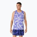 Футболка для бігу чоловіча ASICS Fujitrail Singlet cobalt burst/cream