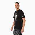 Футболка для бігу чоловіча Asics Fujitrail Logo Ss Top Performance Black/Cream/Carbon 4