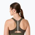 Бюстгальтер для тренувань ASICS Road Combination Zip dark olive 6