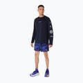 Шорти для бігу чоловічі ASICS Fujitrail All Over Print 5IN midnight/cobalt burst/cream 2