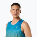 Футболка для бігу чоловіча ASICS Road Fade Singlet aegean blue/yamabuki 5