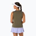 Футболка тенісна жіноча ASICS Game Sleeveless Top W dark olive 3