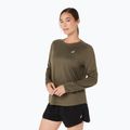 Жіноча бігова лонгслівка ASICS Core LS Top dark olive 4