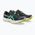 Кросівки для бігу чоловічі ASICS Fuji Lite 6 black/aurora green 10