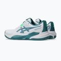 Кросівки для паделю чоловічі Asics Gel-Challenger 15 Padel white/misty pine 4