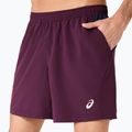 Шорти тенісні чоловічі ASICS Padel Court 7IN dark aubergine 5