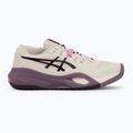 Кросівки тенісні жіночі ASICS Gel-Resolution X soft oat/dark aubergine 2