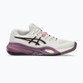 Кросівки тенісні жіночі ASICS Gel-Resolution X soft oat/dark aubergine