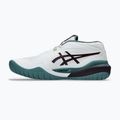 Кросівки тенісні чоловічі ASICS Gel-Resolution X white/dark aubergine 2