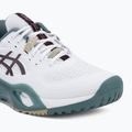Кросівки тенісні чоловічі ASICS Gel-Resolution X white/dark aubergine 7