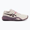 Кросівки тенісні жіночі ASICS Gel-Resolution X Clay soft oat/dark aubergine 2