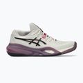 Кросівки тенісні жіночі ASICS Gel-Resolution X Clay soft oat/dark aubergine