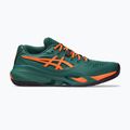 Кросівки для паделя чоловіче Asics Gel-Resolution X Padel Jewel Green/Energy Orange