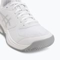 Кросівки для паделя жіноче ASICS Gel-Dedicate 9 Padel W white/pure silver 7