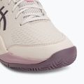 Кросівки тенісні дитячі ASICS Gel-Resolution X GS Clay soft oat/dark aubergine 7