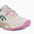 Кросівки для паделя жіноче Asics Gel-Resolution X Padel Soft Oat/Jewel Green 7