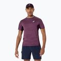 Футболка тенісна чоловіча ASICS Match Jacquard dark aubergine