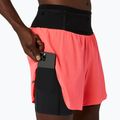 Шорти для бігу чоловічі ASICS Fujitrail Elite blazing coral 4