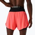 Шорти для бігу чоловічі ASICS Fujitrail Elite blazing coral 5