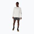 Лонгслів для бігу чоловічий Asics Fujitrail Logo Ls Top Cream 2
