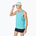 Чоловіча бігова майка ASICS Metarun Singlet energy aqua 4