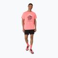 Футболка для бігу чоловіча Asics Fujitrail Logo Ss Top Sun Coral 2