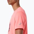 Футболка для бігу чоловіча Asics Fujitrail Logo Ss Top Sun Coral 6