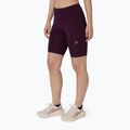Шорти для бігу жіночі Asics Road High Waist 8In Sprinter dark aubergine 4