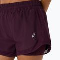 Шорти для бігу жіночі ASICS Nagino Run 2-N-1 dark aubergine 5