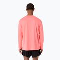 Лонгслів для бігу чоловічий Asics Fujitrail Logo Ls Top Sun Coral 3