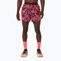 Шорти для бігу чоловічі Asics Fujitrail All Over Print 5In Short Blazing Coral/Dark Aubergine