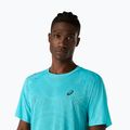 Чоловіча бігова футболка ASICS Metarun Top energy aqua 5