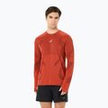 Лонгслів для бігу чоловічий ASICS Road Seamless Top singed red